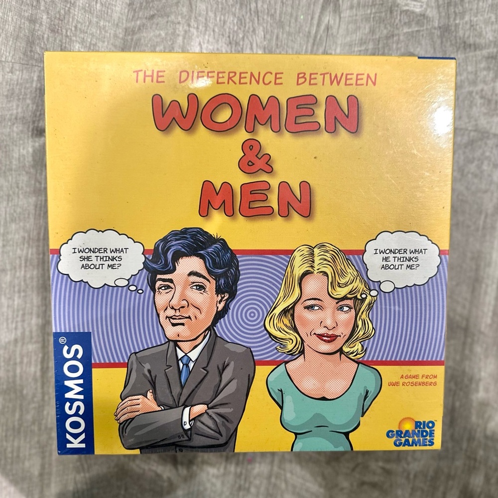 Brand New Sealed ~ The Difference Between Women & Men Game by Kosmos